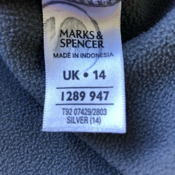 Mark and Spencer grey silver ski turtleneck - Picture 7 of 10